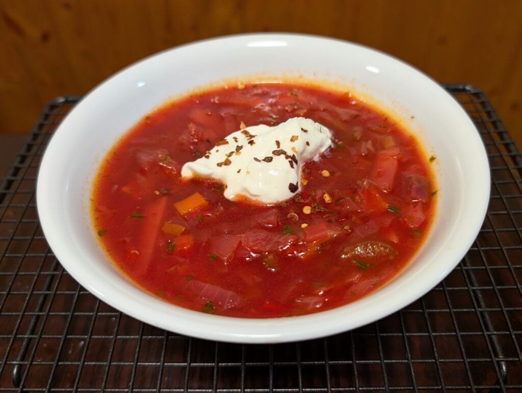 Mom's Borscht Soup