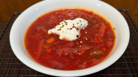 Mom's Borscht Soup