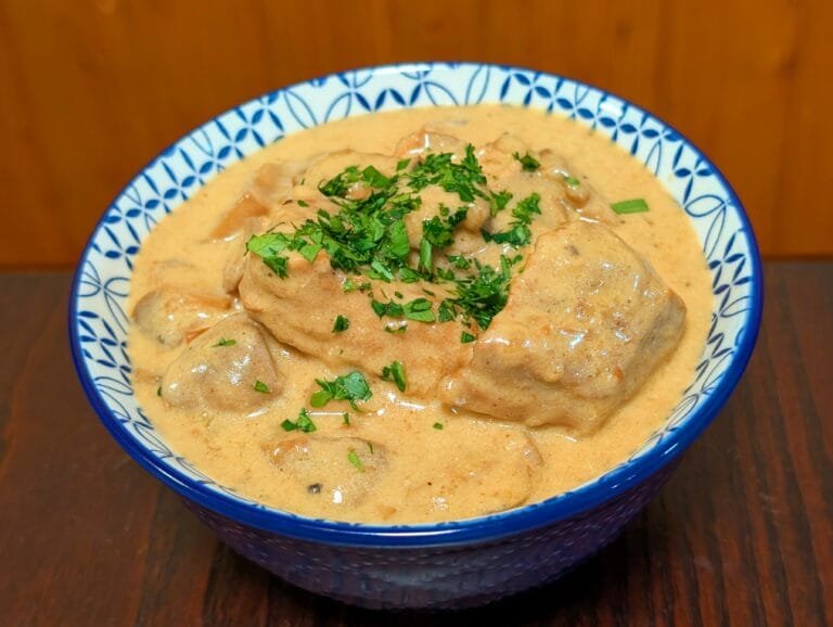 Veal Stroganoff