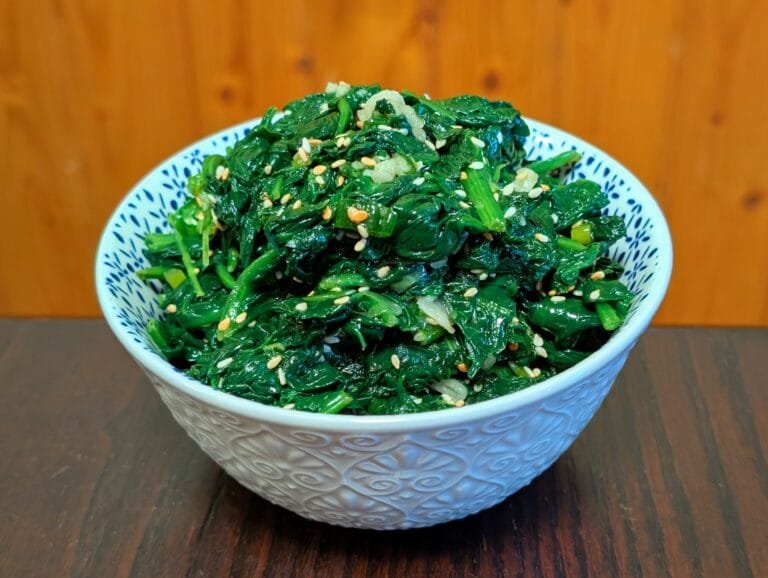 Korean Spinach Salad