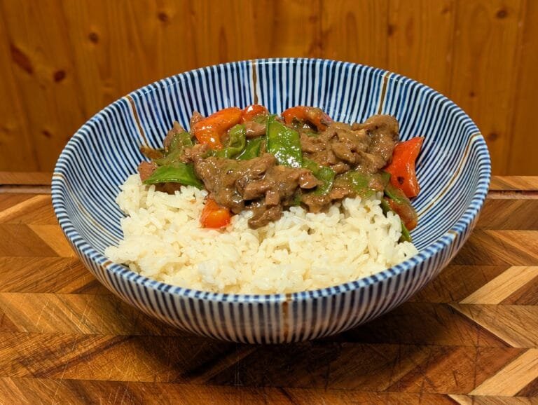 Chinese Beef with Black Bean Sauce [豉汁牛肉]
