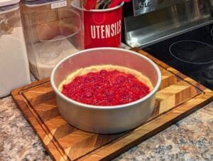 Raspberry Crumble Tart [Tarte crumble aux framboises]