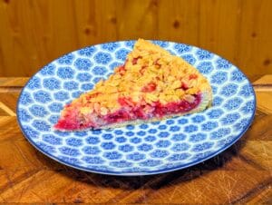 Raspberry Crumble Tart [Tarte crumble aux framboises]