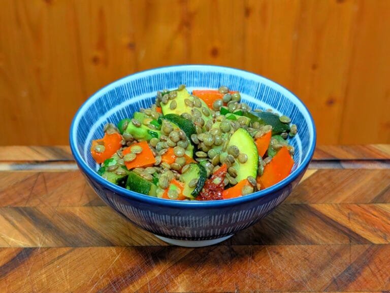 Lentils and Vegetables Salad [Insalata di lenticchie e verdure]