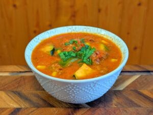 Spicy Meatball Soup [Zuppa di polpette piccante]