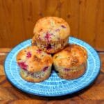 White Chocolate Raspberry Muffins [Muffins chocolat blanc et framboises]