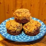 Chocolate Streusel Pecan Muffins [Muffins au chocolat et aux pacanes]