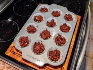 Chocolate Streusel Pecan Muffins [Muffins au chocolat et aux pacanes]