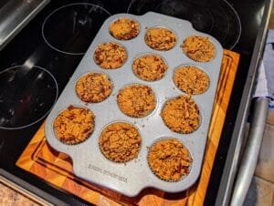 Chocolate Streusel Pecan Muffins [Muffins au chocolat et aux pacanes]