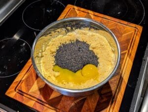 Japanese Black Sesame Cookies [日本の黒ゴマクッキー]