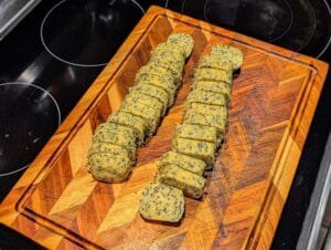 Japanese Black Sesame Cookies [日本の黒ゴマクッキー]