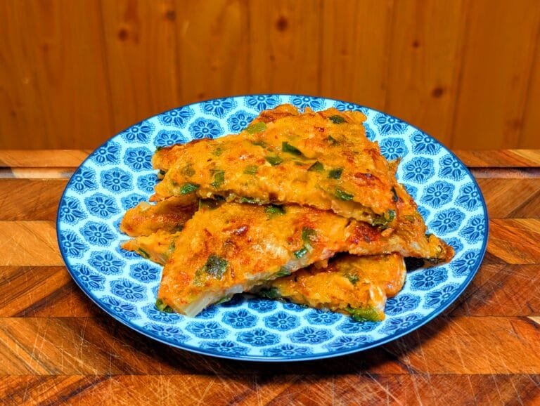 Korean Kimchi Pancake (Kimchijeon) [김치전]