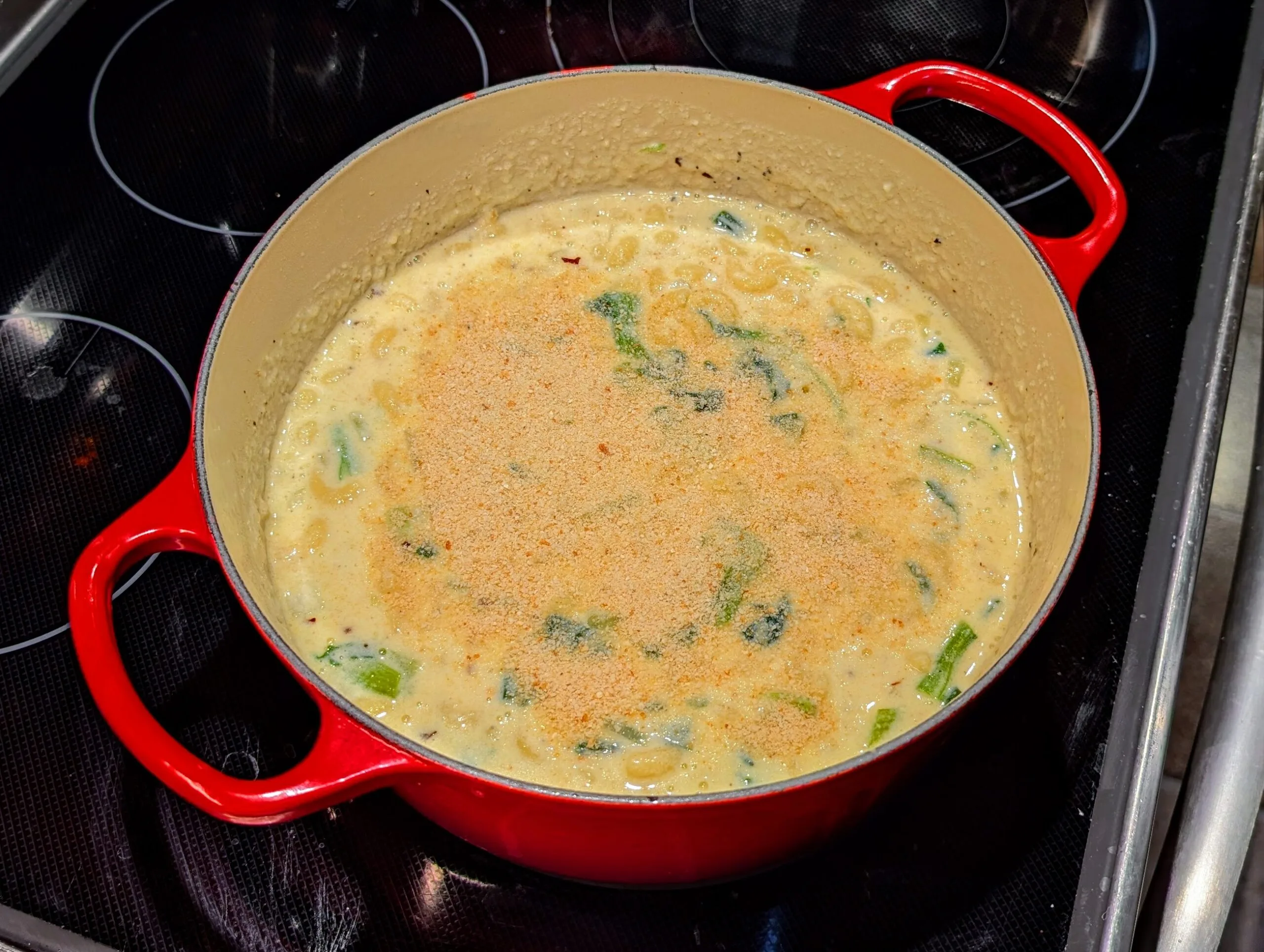 Mac and Cheese with Bok Choy [Macaroni au fromage et bok choy]