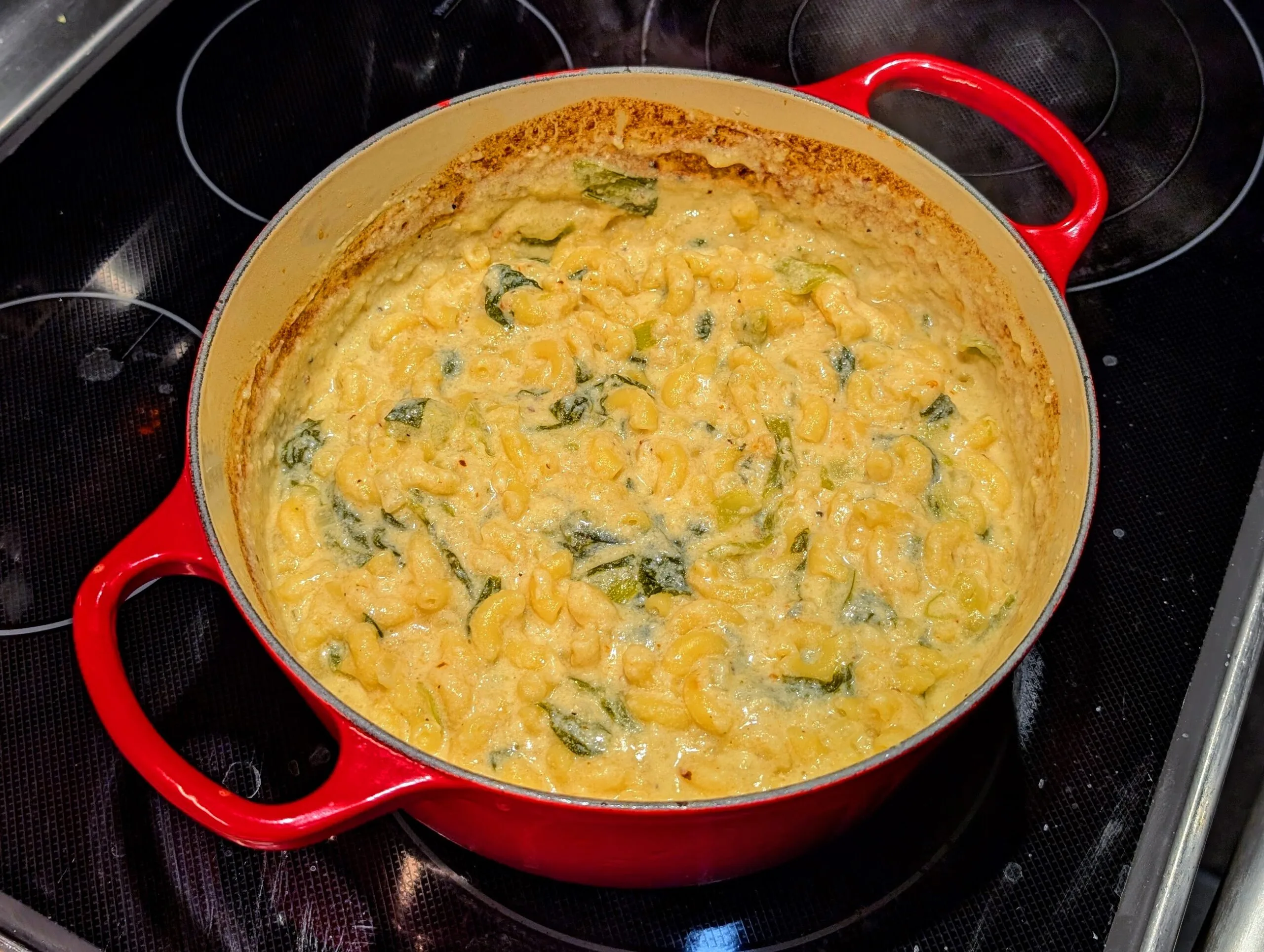 Mac and Cheese with Bok Choy [Macaroni au fromage et bok choy]