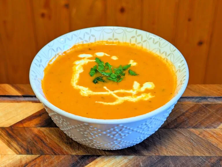 Roasted Tomato Soup [Soupe de tomates rôtis]