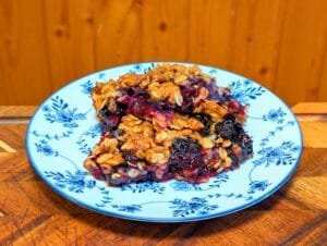 Blueberry Crisp [Croustillant aux bleuets]
