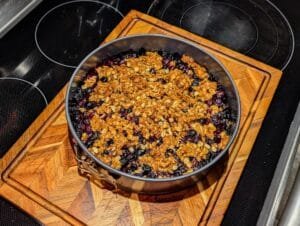 Blueberry Crisp [Croustillant aux bleuets]