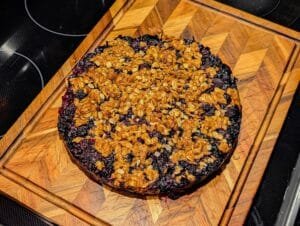 Blueberry Crisp [Croustillant aux bleuets]