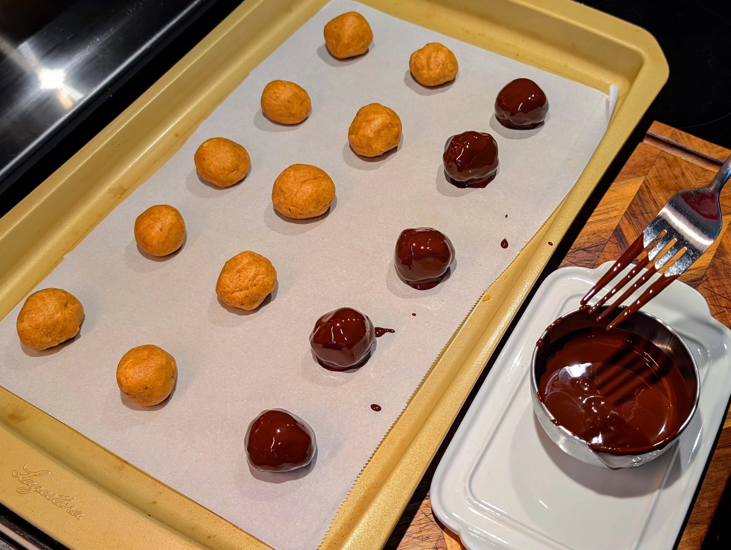 Peanut Butter Eggs [Oeufs au beurre d'arachide]