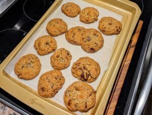 Baker's Chocolate Chunk Cookies [Biscuits aux chocolat de Baker]